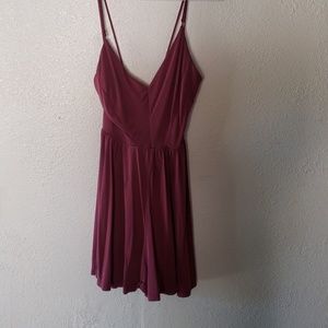 Wine colored romper
